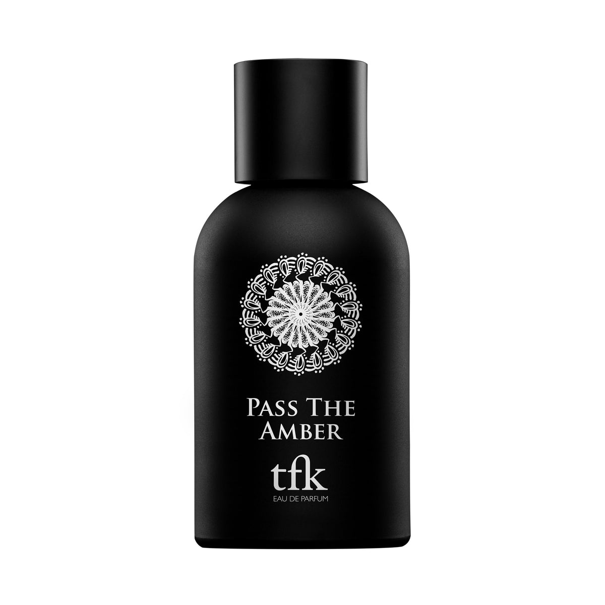 Pass the Amber eau de parfum bottle